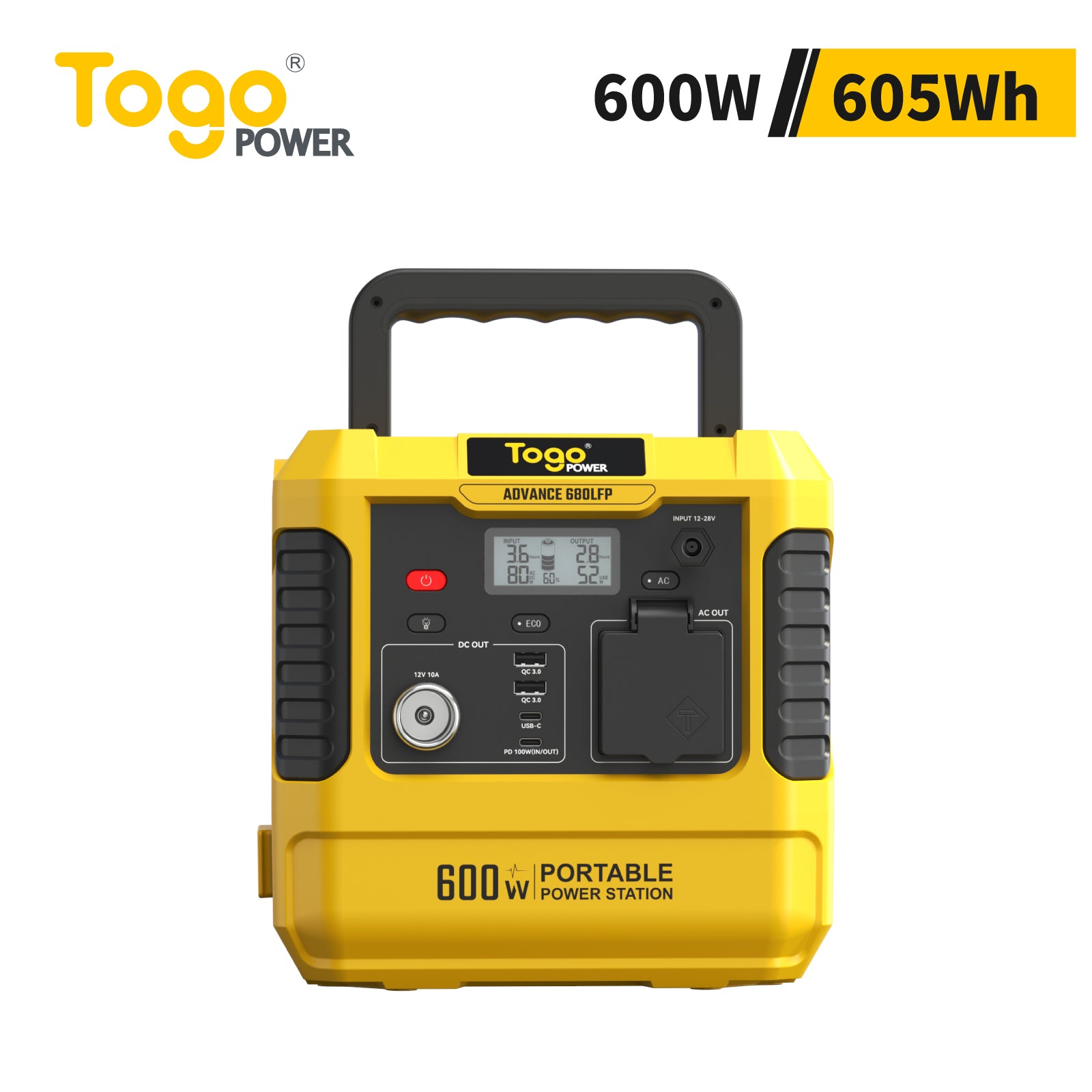 TogoPower ADVANCE680LFP ポータブル電源