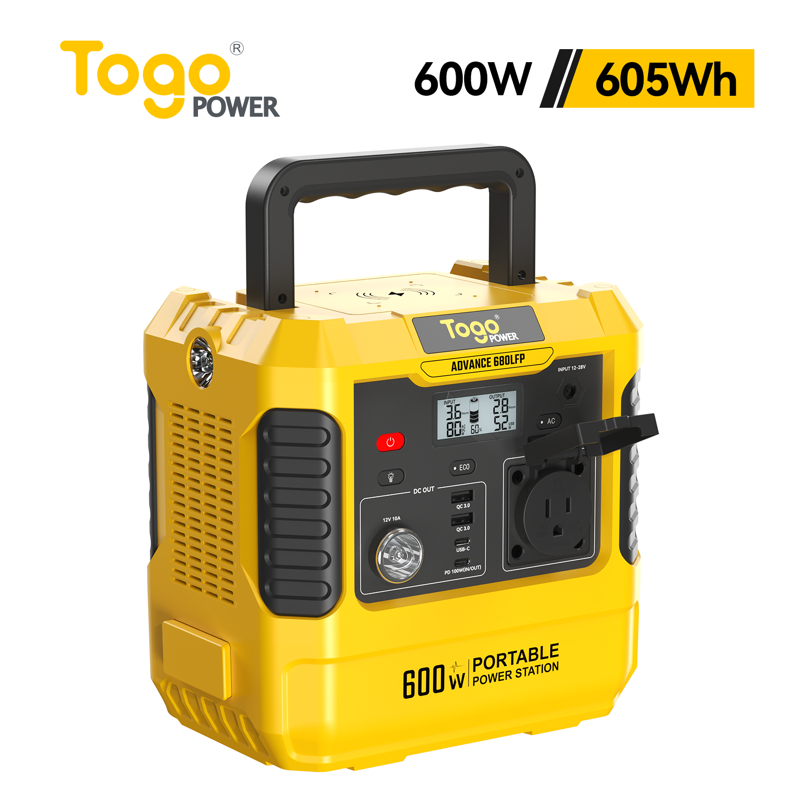 TogoPower ADVANCE680LFP ポータブル電源